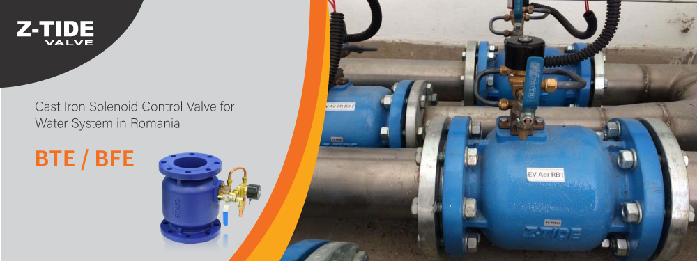 Z-Tide Solenoid Control Valve for Water System in Romania
