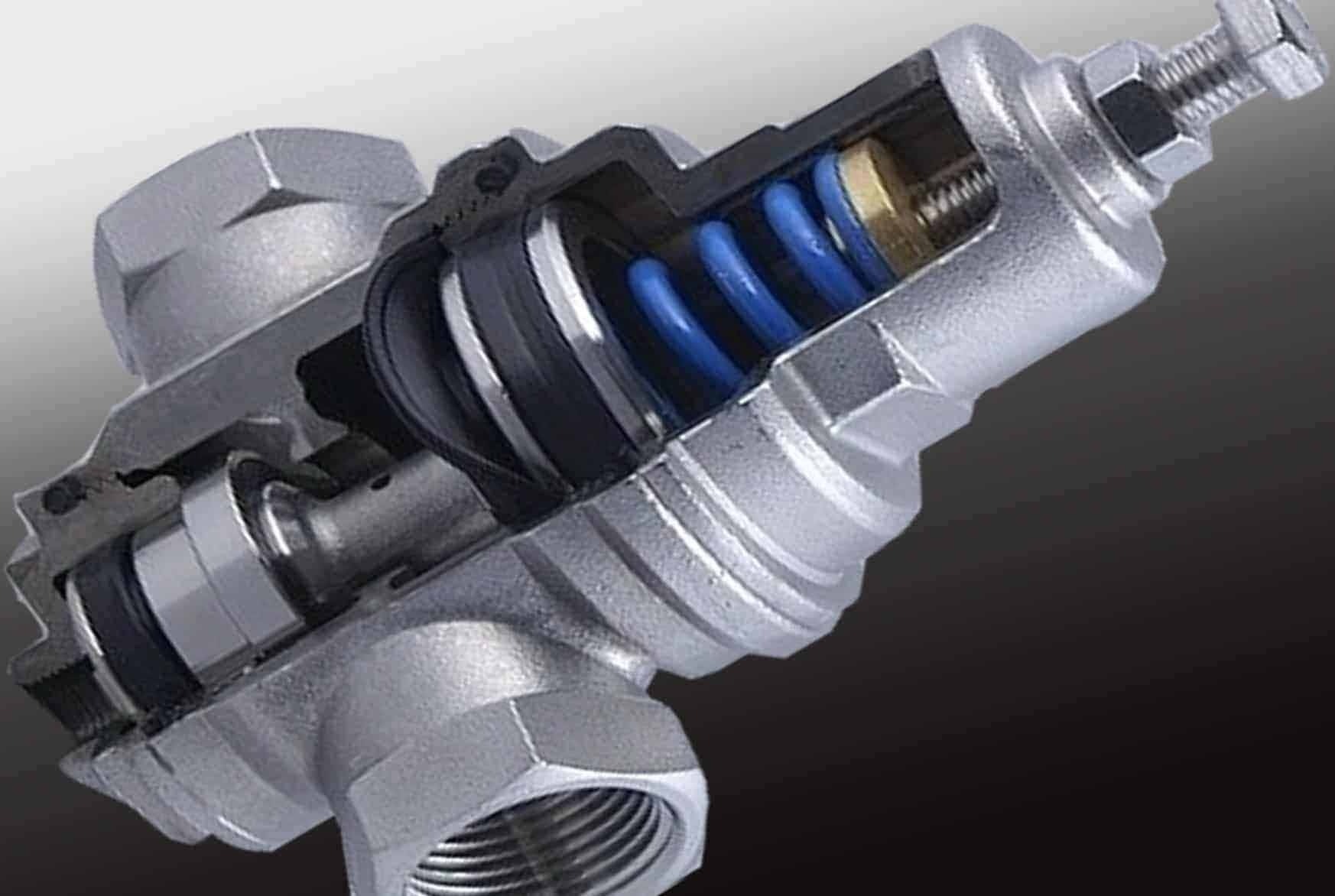 Direct Acting Pressure Control Valve Sectional